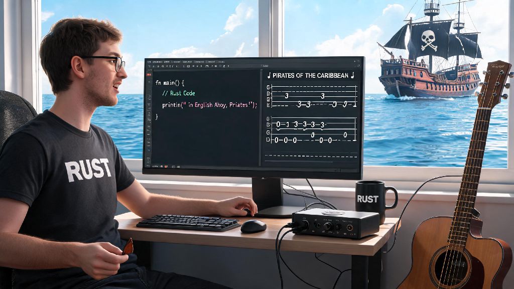 How to Play Pirates of the Caribbean on Guitar in Rust: Simple Guide
